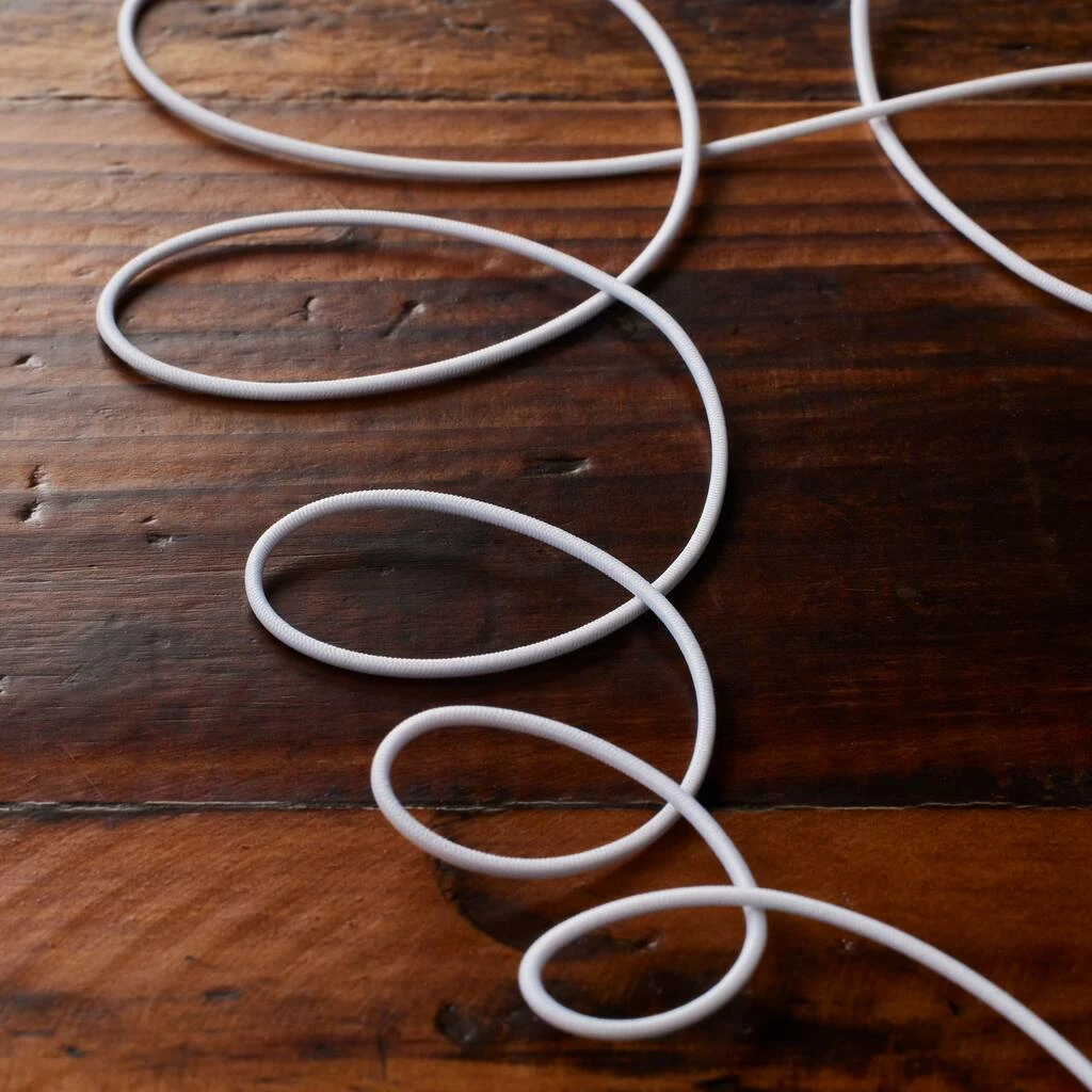 Coupon π 12 Pack: White Round Cord Elastic by Loops & Threads™ π - Image 2