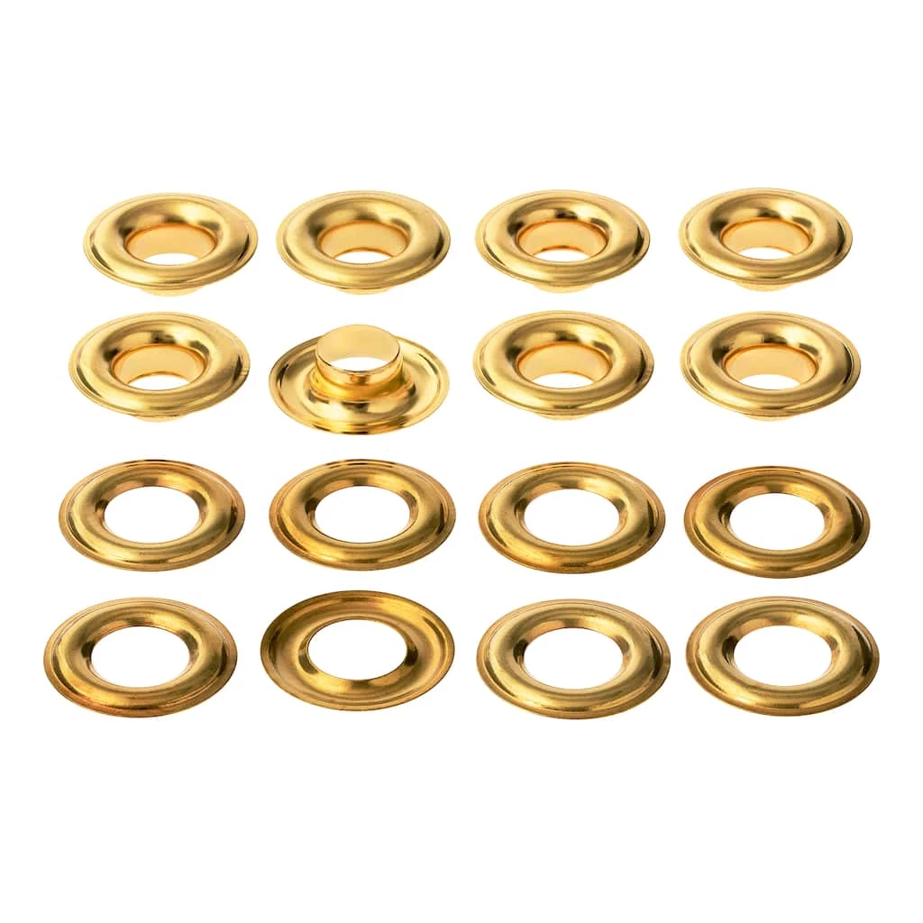 Deals π 12 Packs: 8 ct. (96 total) Gold Eyelets by Loops & Threads™ π