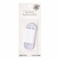 Best Pirce π 12 Pack: 1/4" White Knit Elastic by Loops & Threads™ β