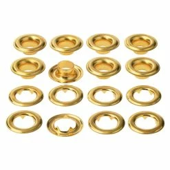 Wholesale π₯ 12 Packs: 8 ct. (96 total) 7/16" Gold Eyelets by Loops & Threads™ π