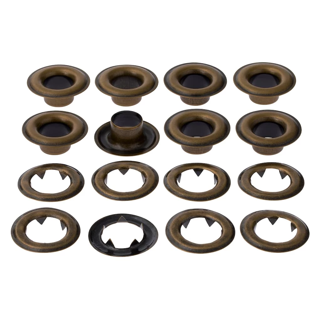 Cheap π 12 Packs: 8 ct. (96 total) 7/16" Antique Brass Eyelets by Loops & Threads™ π