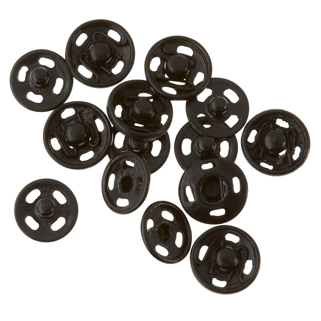 Discount β 12 Packs: 8 ct. (96 total) Black Sew-On Snaps by Loops & Threads™ π - Image 3