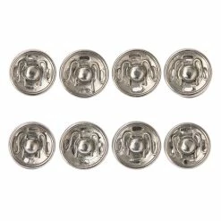 Best Sale ✔️ 12 Packs: 8 ct. (96 total) Silver Sew-On Snaps by Loops & Threads™ 🎁