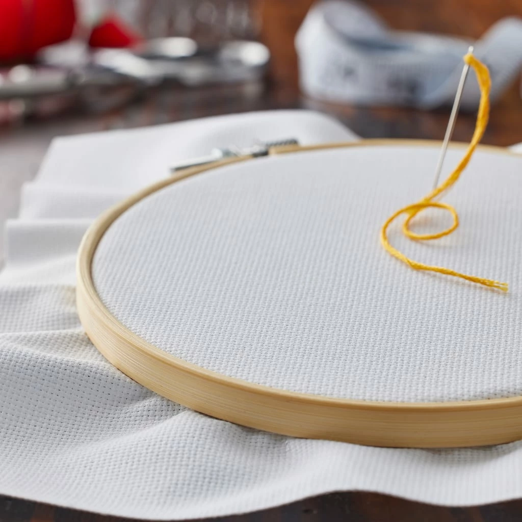 Wholesale β¨ 12 Pack: 18 Count Aida Cloth Cross Stitch Fabric by Loops & Threads™, 29.5" x 36" π - Image 2