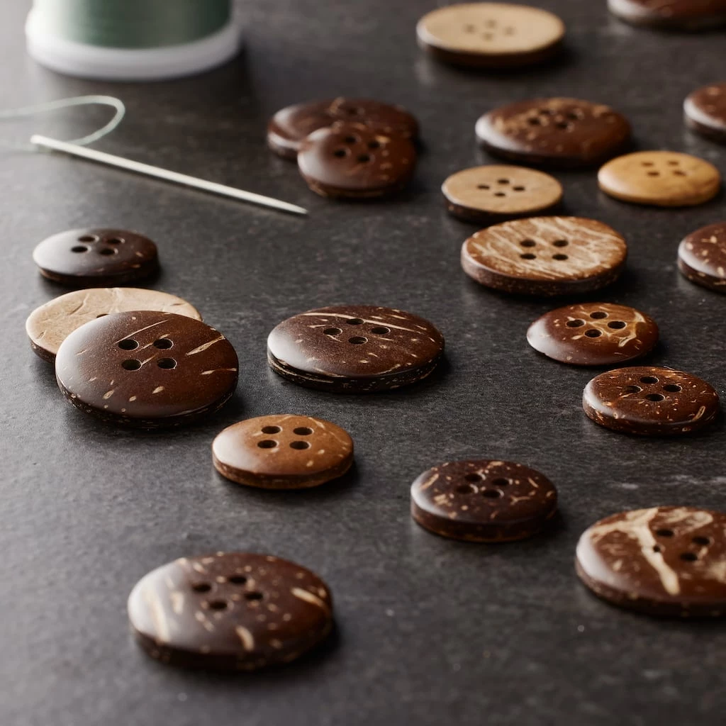Best Sale β 12 Packs: 28 ct. (336 total) Coconut Buttons by Loops & Threads® π - Image 2